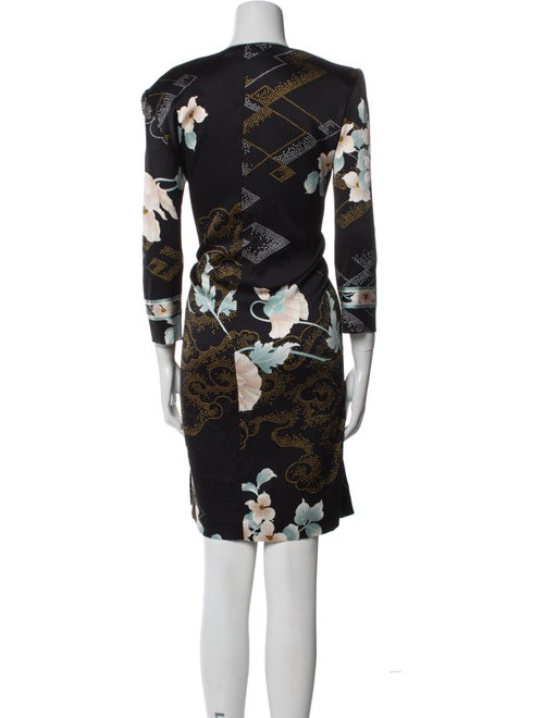 Leonard Silk Knee-Length Dress