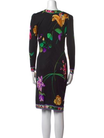 Leonard Silk Knee-Length Dress