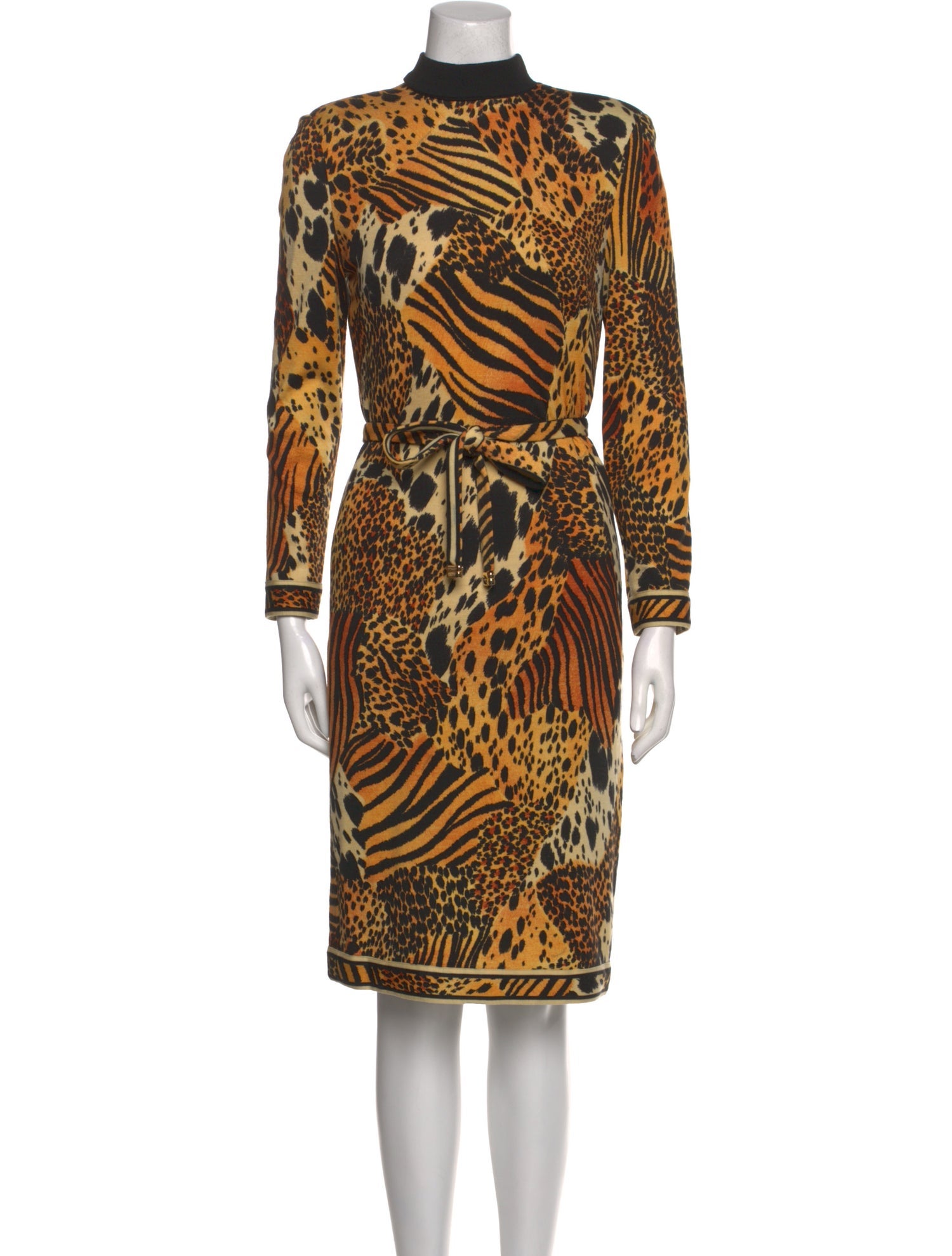 Leonard Wool Knee-Length Dress