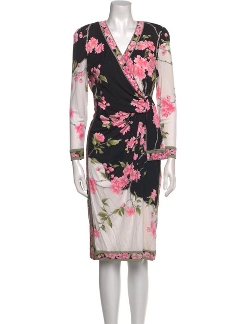 Leonard Silk Knee-Length Dress