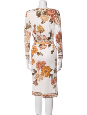 Leonard Silk Knee-Length Dress