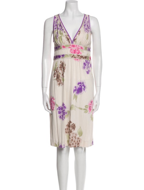 Leonard Silk Knee-Length Dress