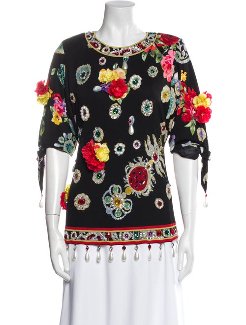 Leonard Silk Printed Blouse