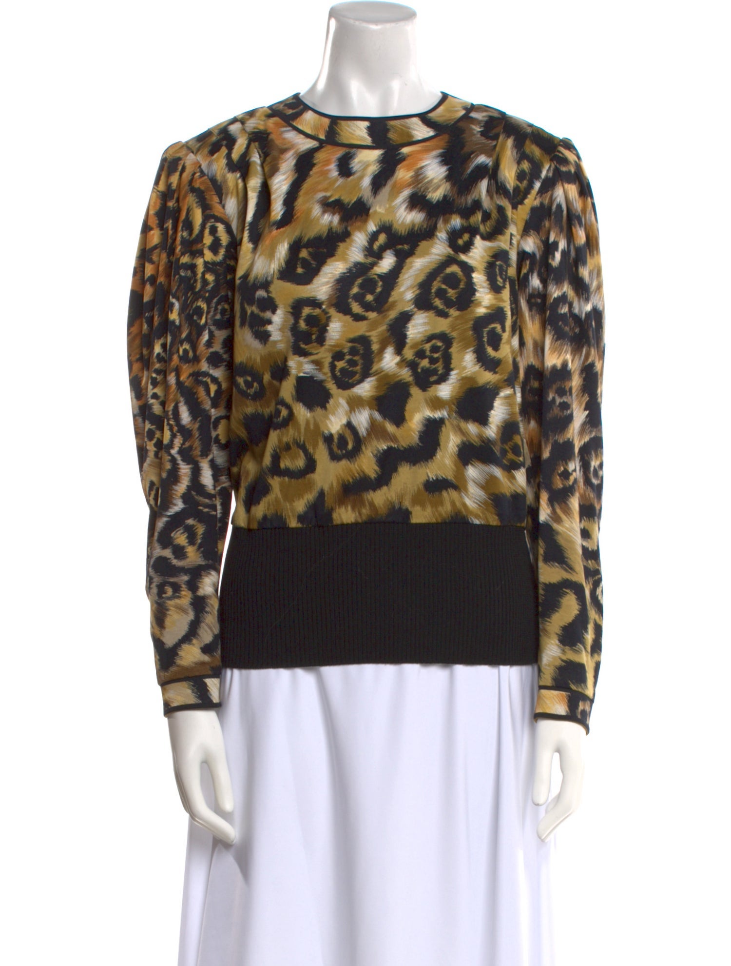 Leonard Animal Print Crew Neck Sweatshirt