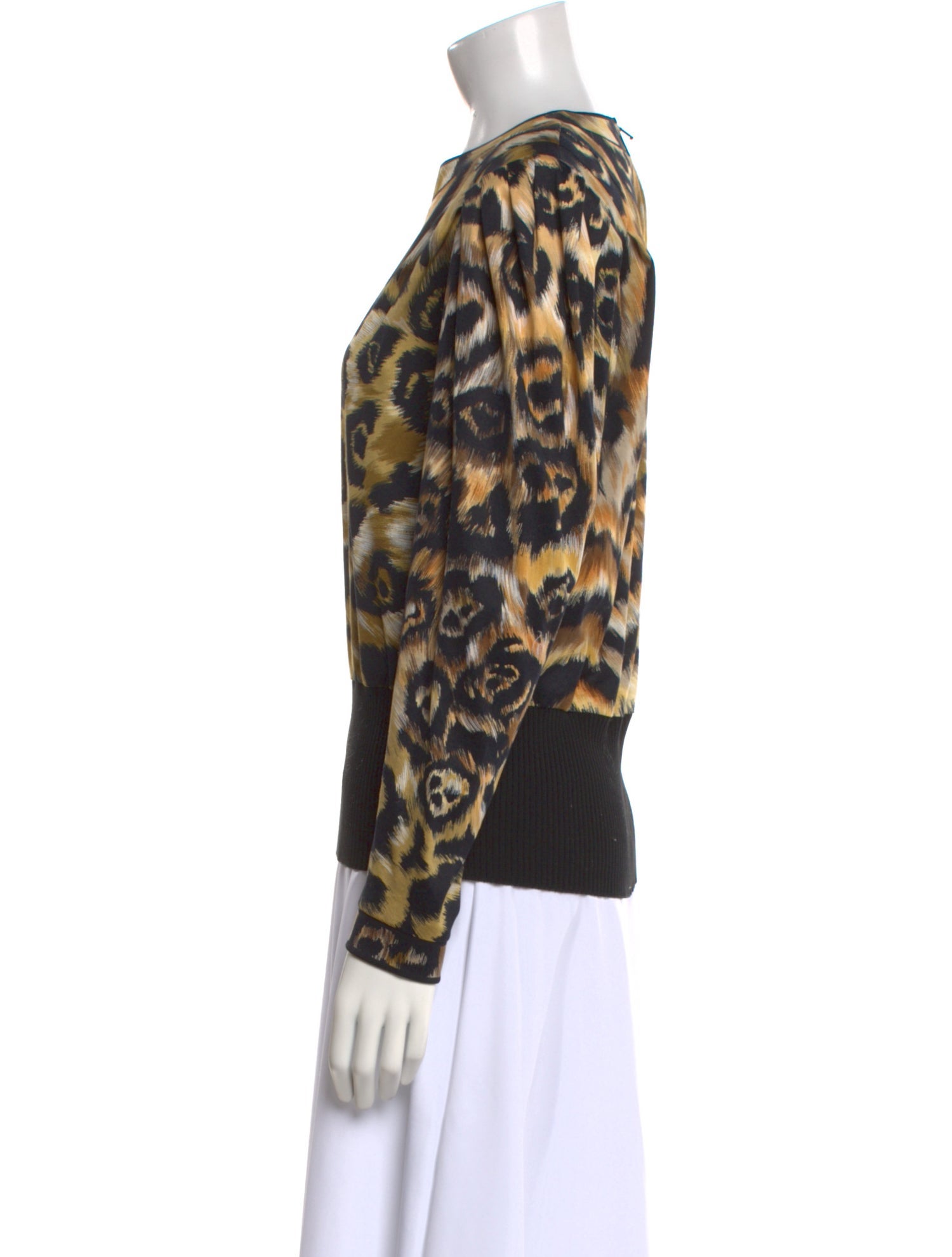 Leonard Animal Print Crew Neck Sweatshirt