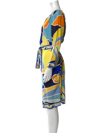 Leonard Silk Knee-Length Dress