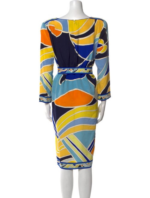 Leonard Silk Knee-Length Dress