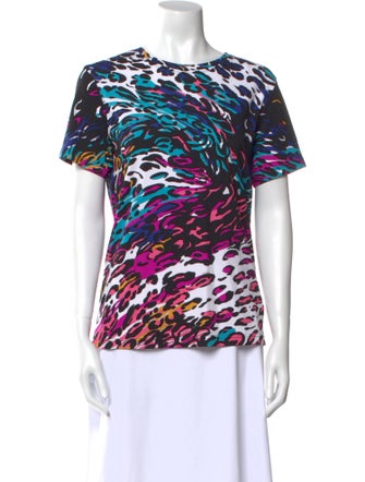 Leonard Animal Print Crew Neck T-Shirt