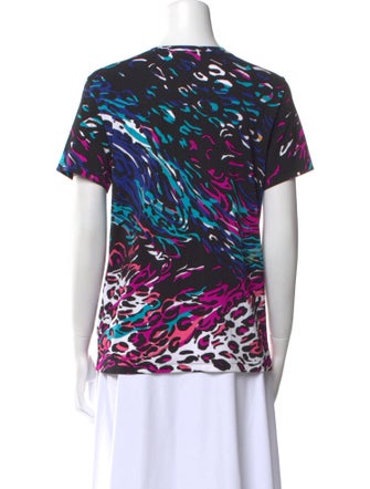 Leonard Animal Print Crew Neck T-Shirt