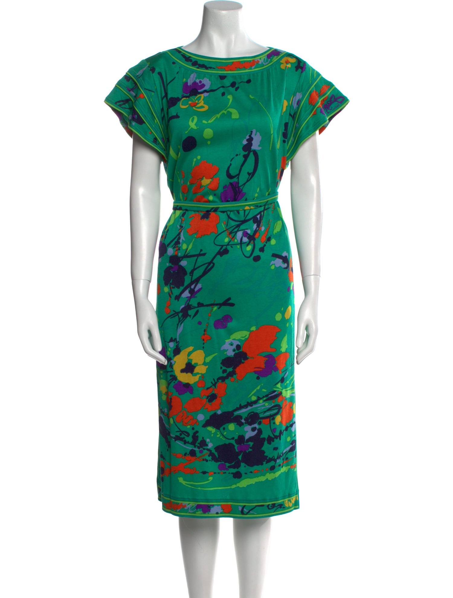 Leonard Vintage Midi Length Dress