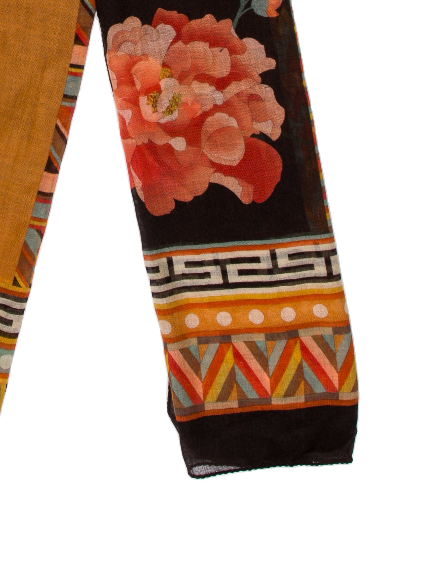 Leonard Silk Floral Print Scarf