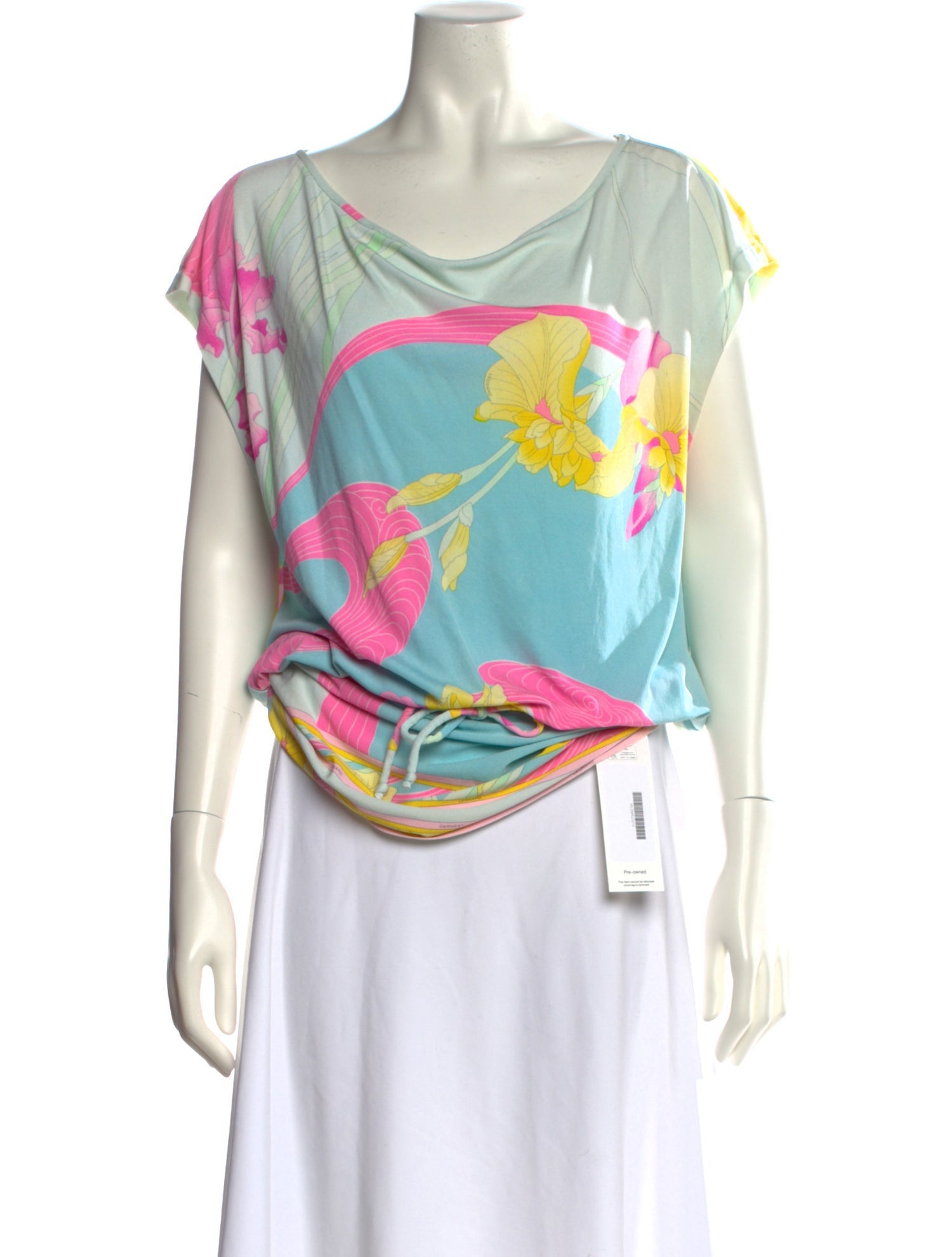 Leonard Silk Printed Blouse