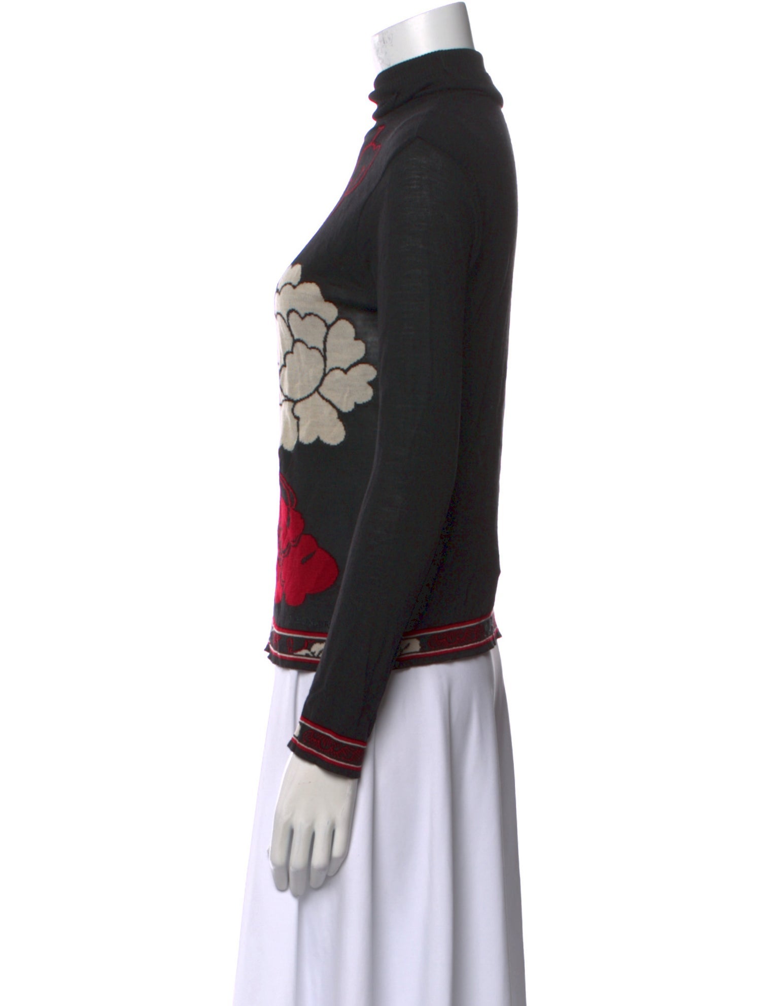 Leonard Merino Wool Printed Sweater