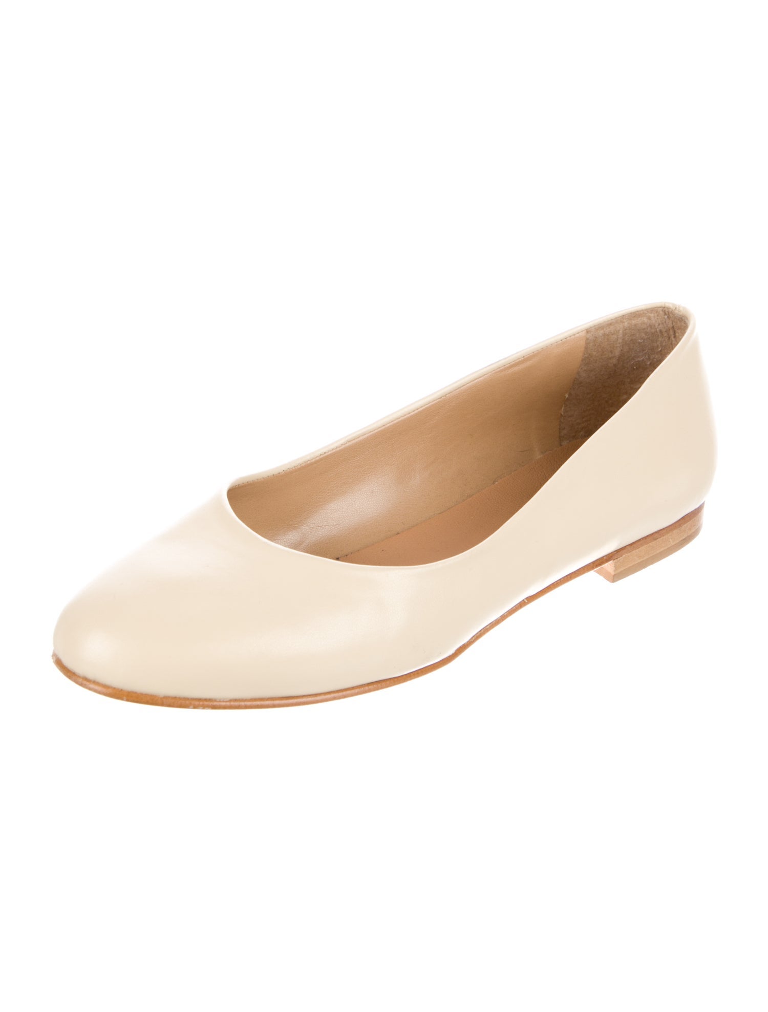 Leonardo Principe Leather Ballet Flats