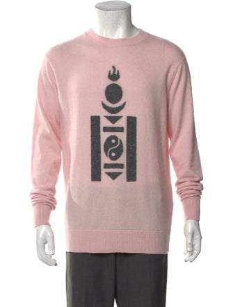 LERET LERET Cashmere Graphic Print Pullover