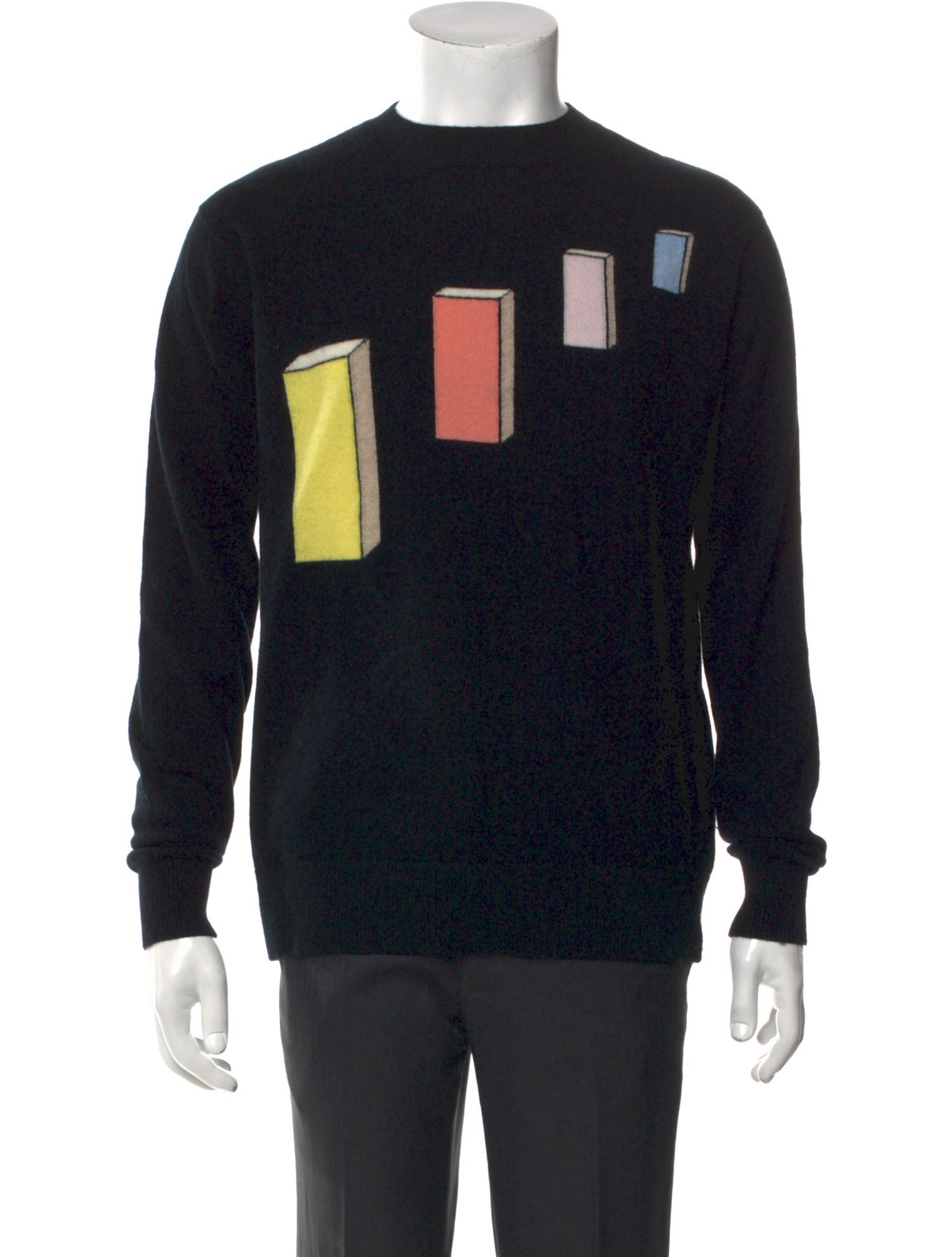 LERET LERET Cashmere Graphic Print Pullover