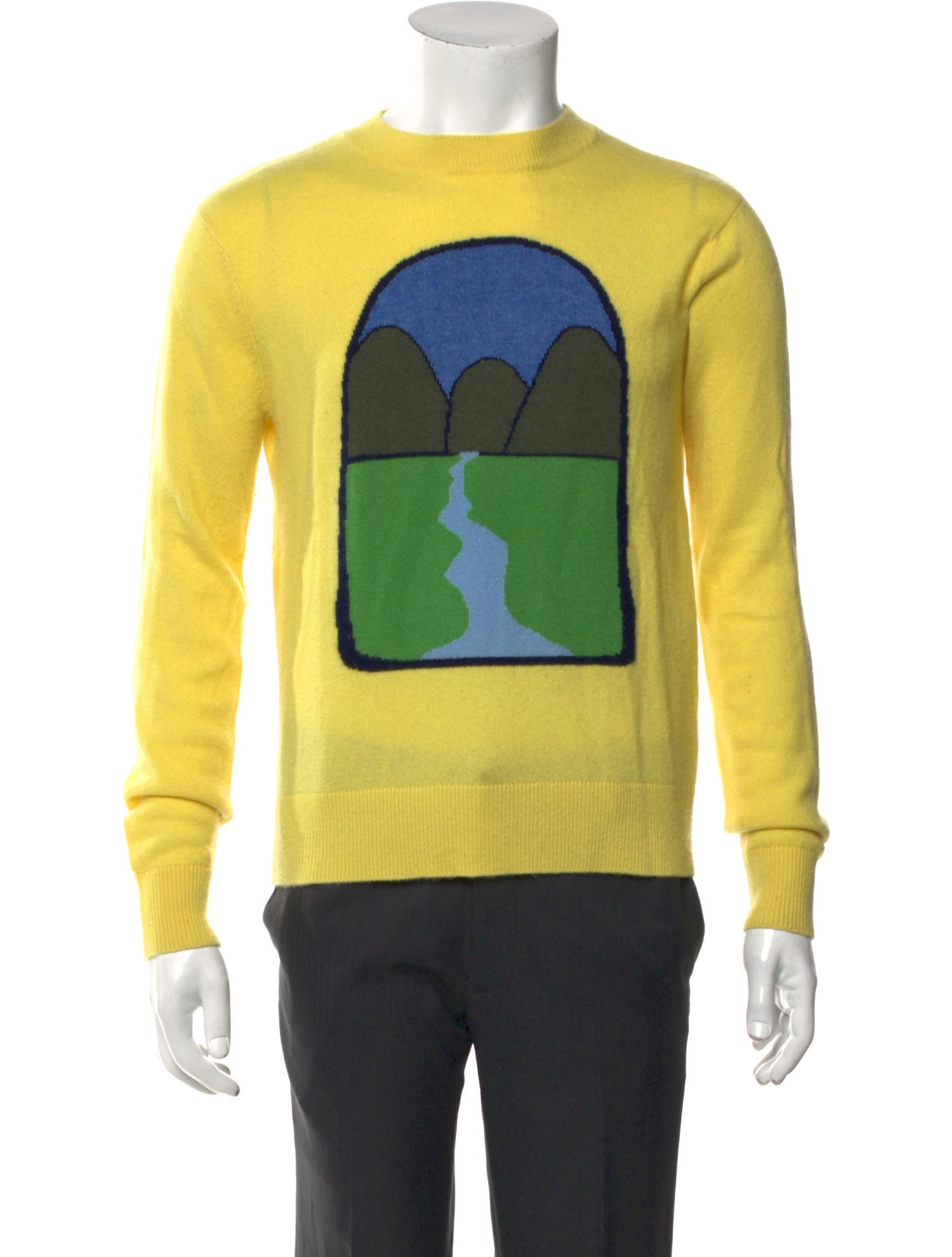 LERET LERET Cashmere Graphic Print Pullover