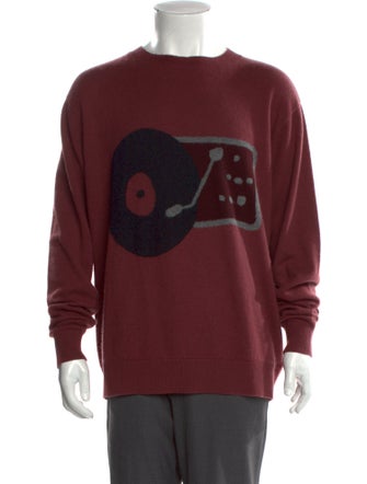 LERET LERET Cashmere Graphic Print Pullover