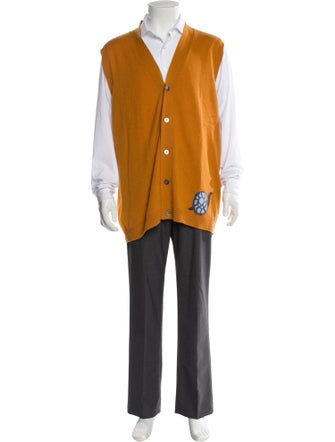 LERET LERET Cashmere Graphic Print Cardigan