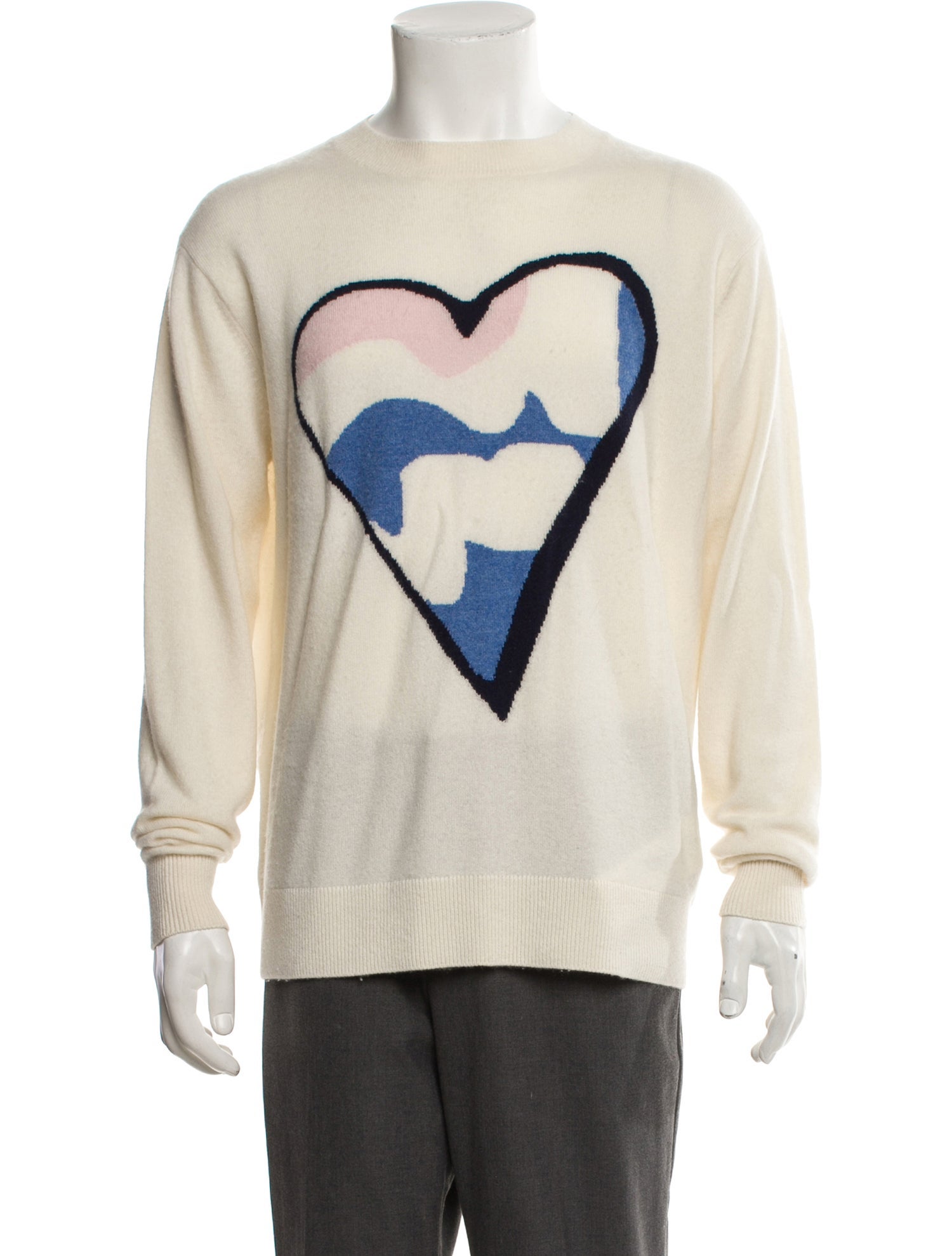 LERET LERET Cashmere Graphic Print Pullover