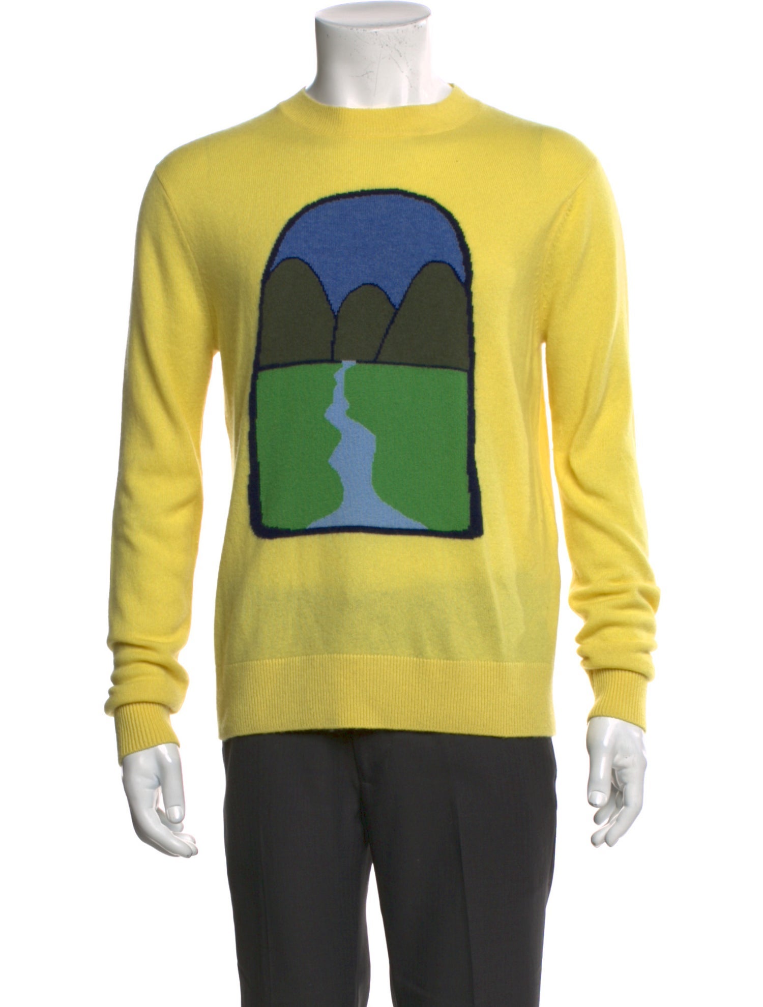 LERET LERET Cashmere Graphic Print Pullover