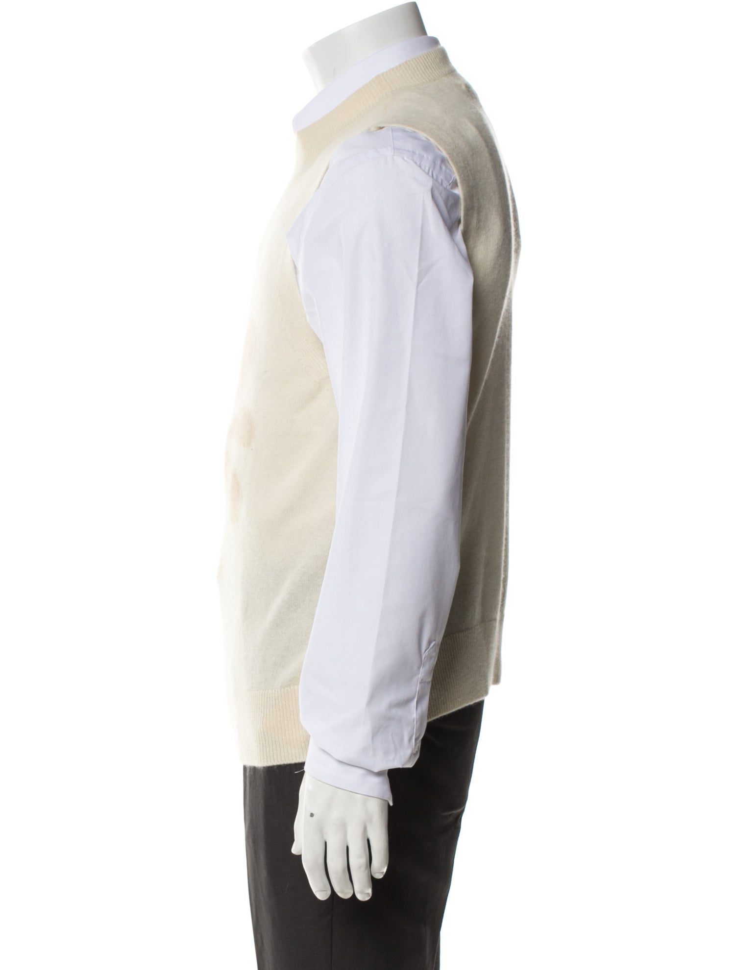 LERET LERET Cashmere Graphic Print Sweater Vest