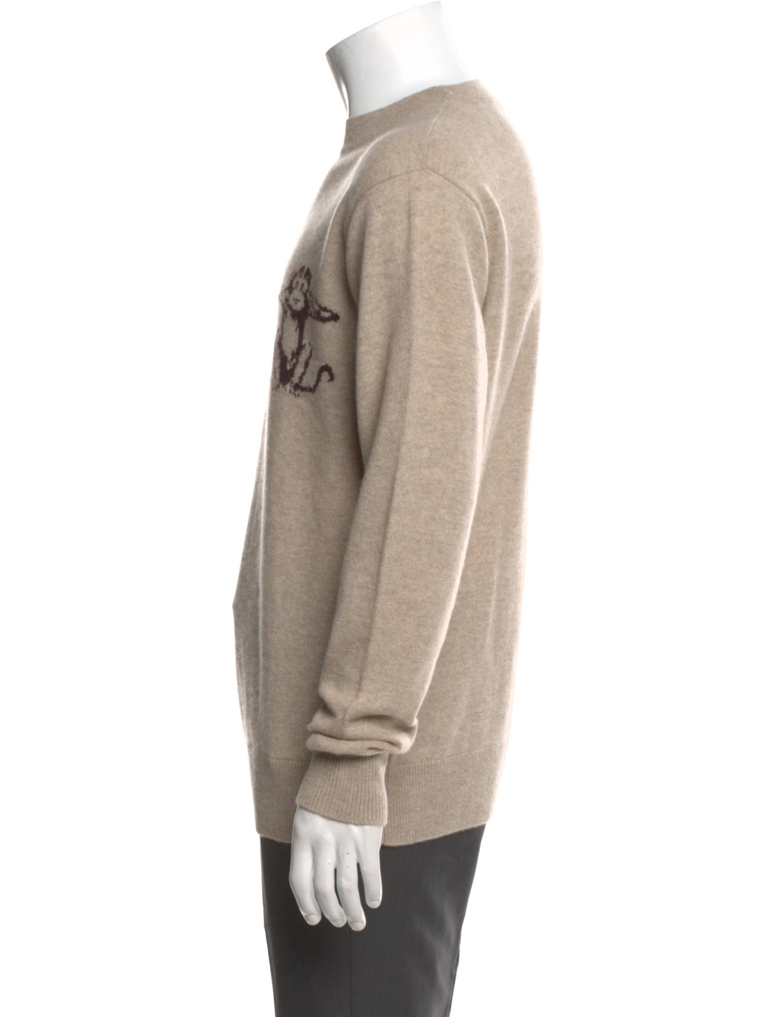 LERET LERET Cashmere Graphic Print Pullover w/ Tags