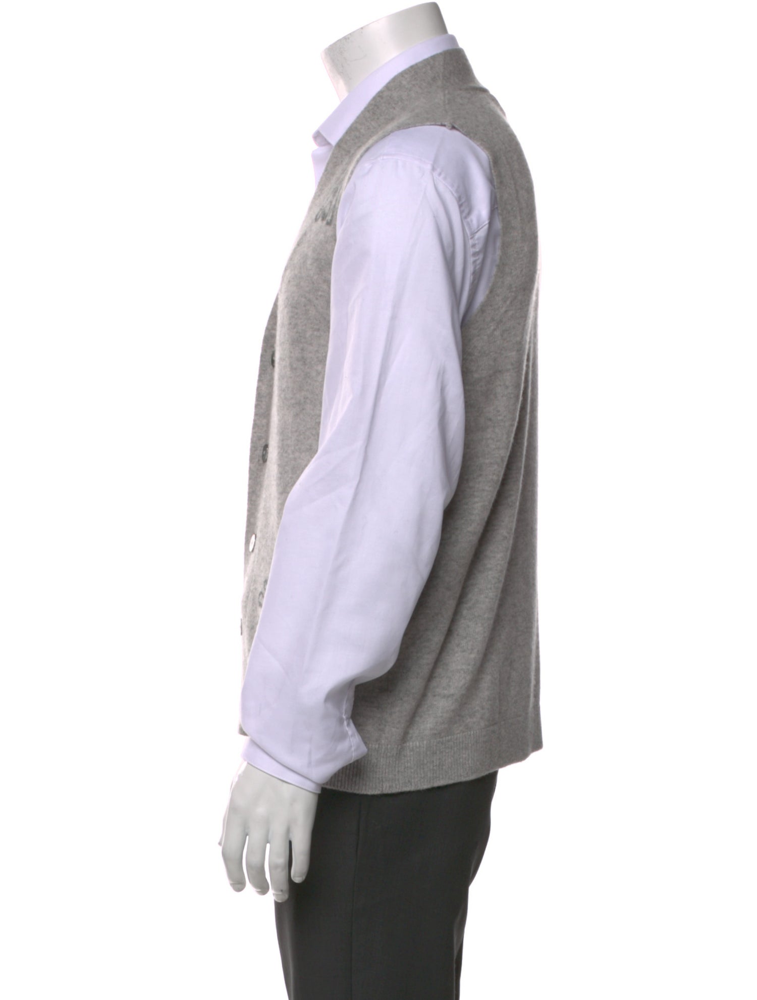 LERET LERET Cashmere Graphic Print Sweater Vest
