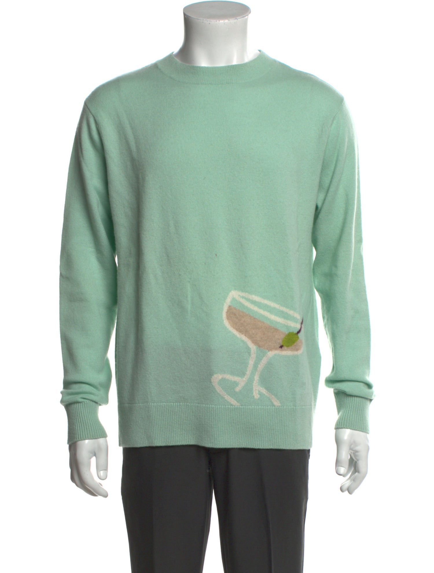 LERET LERET Cashmere Graphic Print Pullover