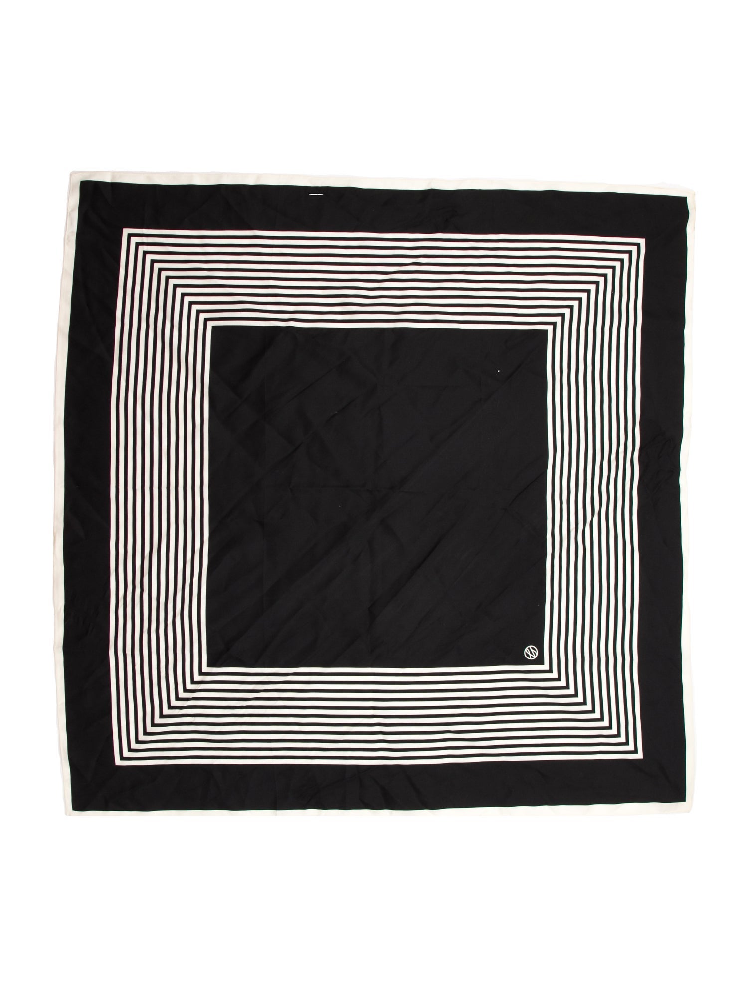 Lescarf Silk Striped Scarf