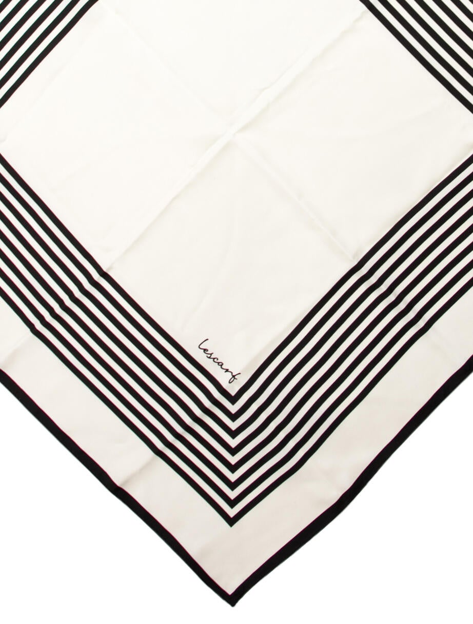 Lescarf Á La Plumes Silk Scarf