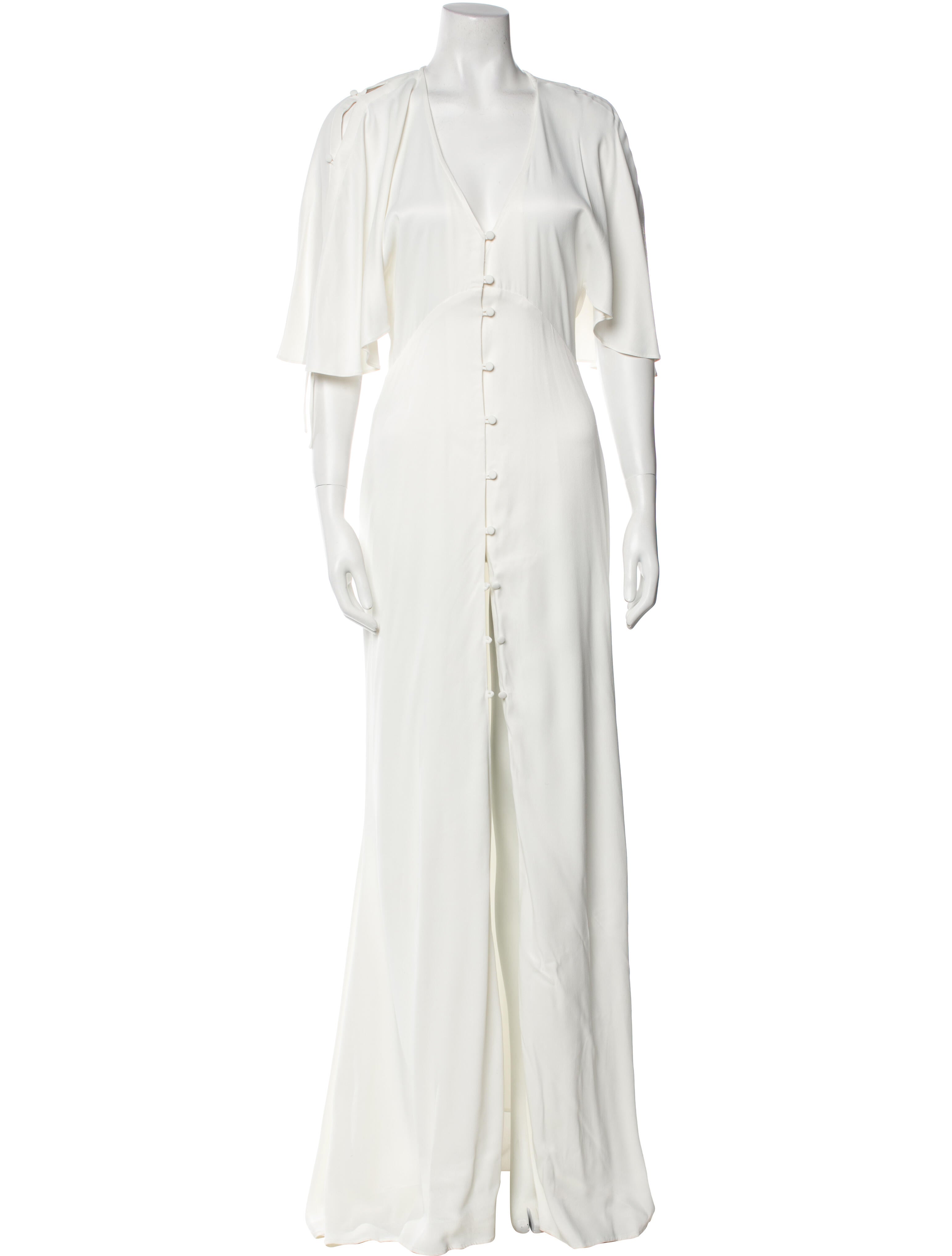 Les Héroïnes by Vanessa Cocchiaro V-Neck Long Dress w/ Tags