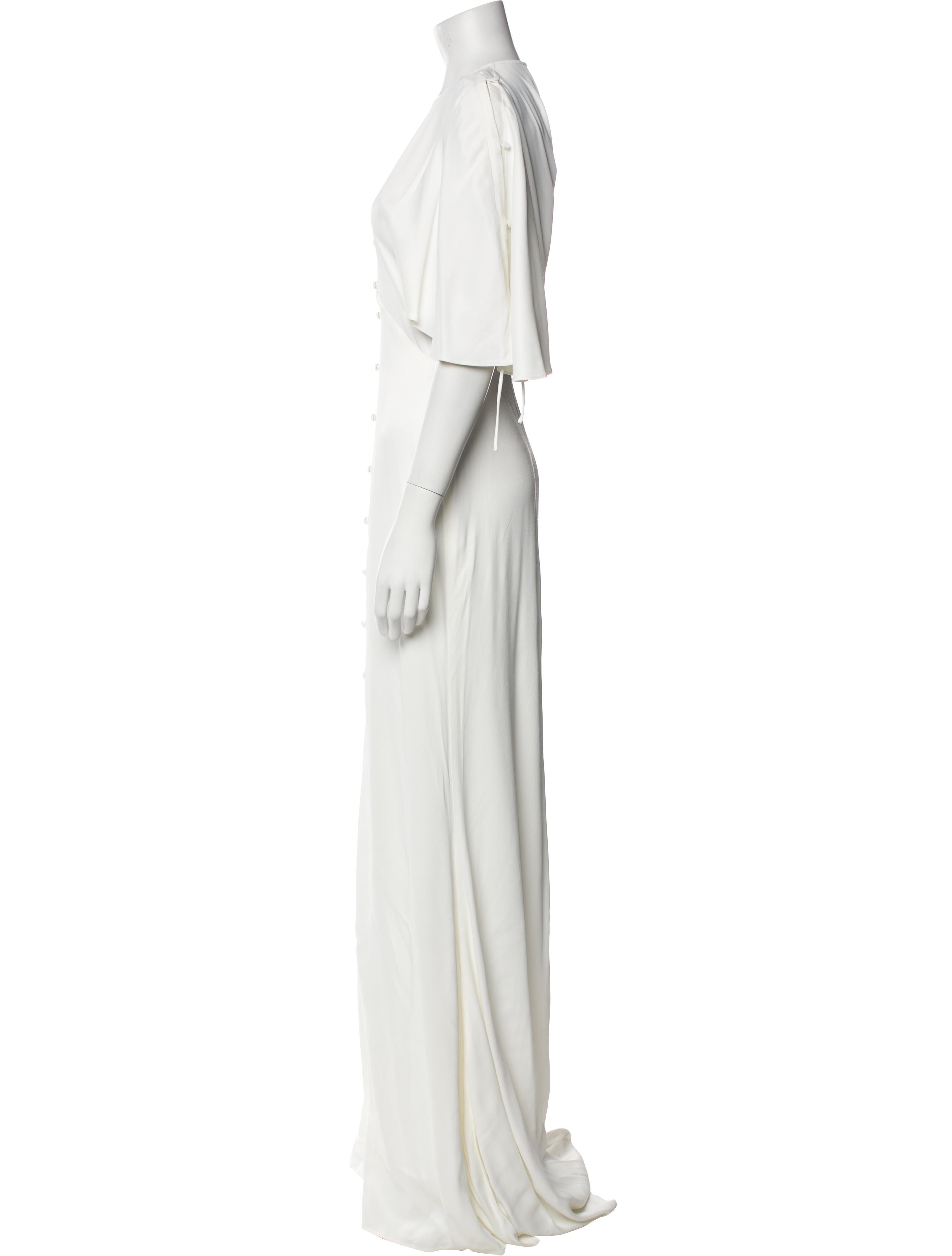 Les Héroïnes by Vanessa Cocchiaro V-Neck Long Dress w/ Tags