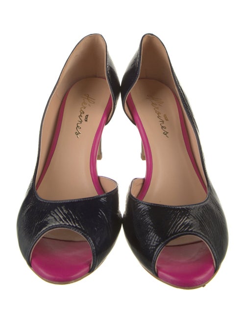 Les Héroïnes by Vanessa Cocchiaro Patent Leather D'Orsay Pumps
