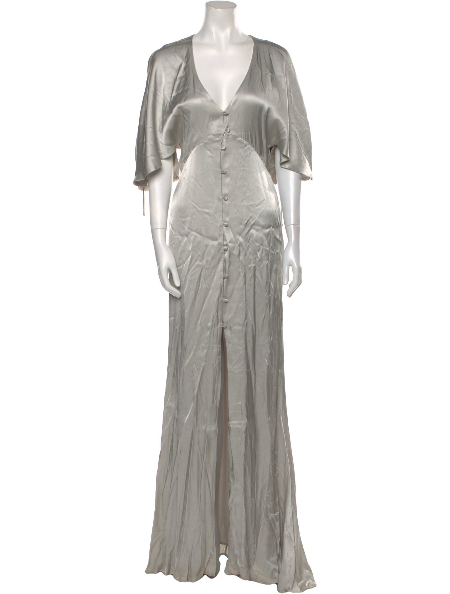 Les Héroïnes by Vanessa Cocchiaro V-Neck Long Dress