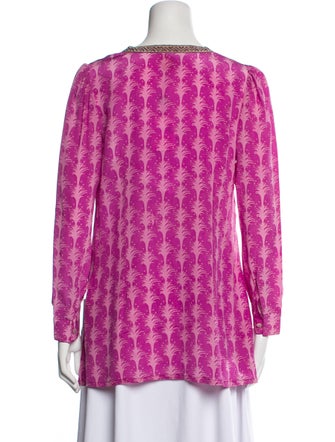 Le Sirenuse Positano Silk Printed Tunic