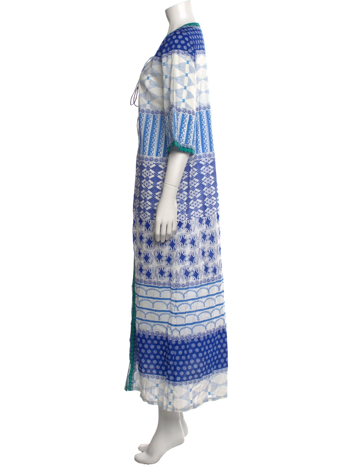 Le Sirenuse Positano Printed Midi Length Dress