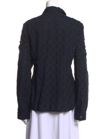 Le Sirenuse Positano Long Sleeve Button-Up Top