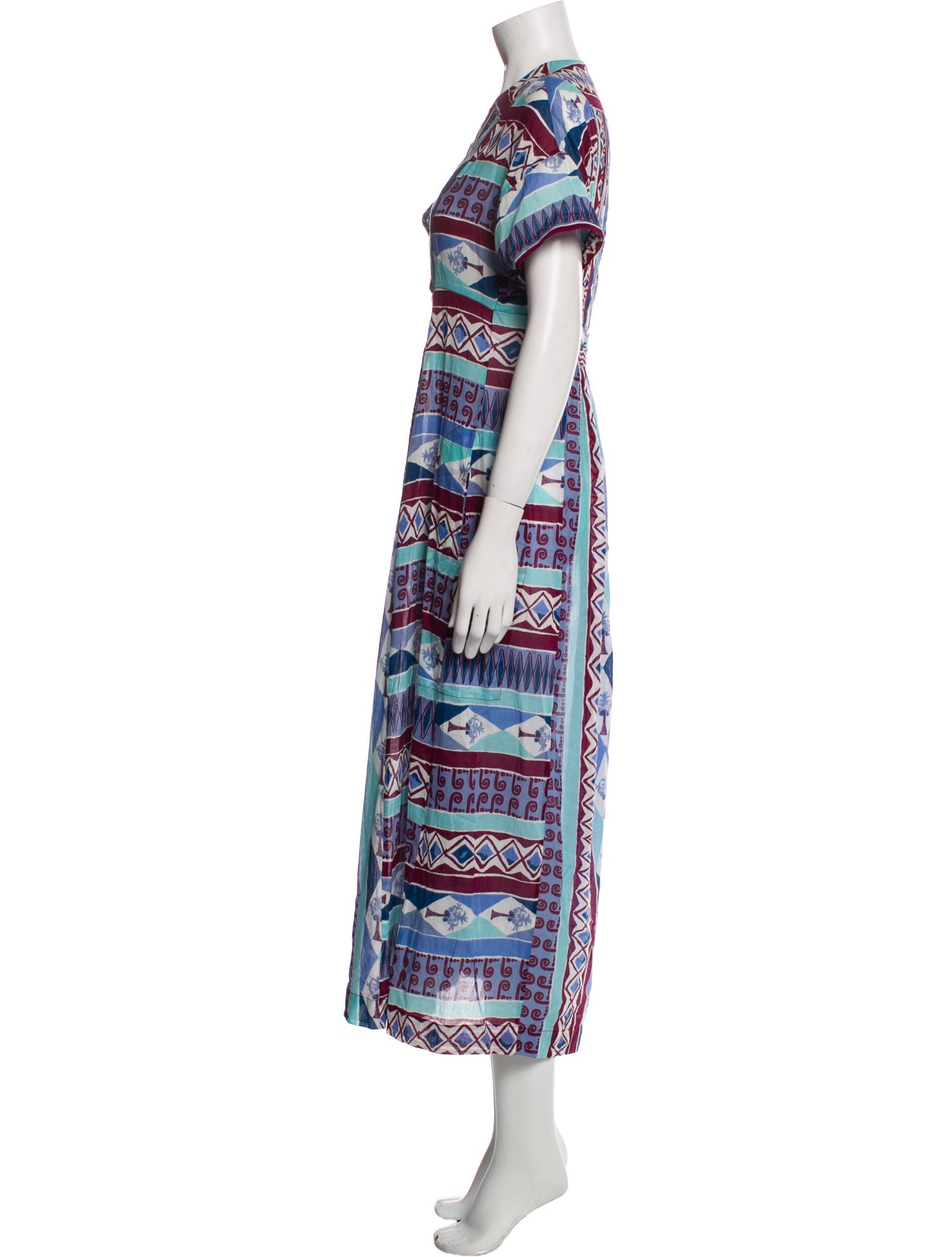 Le Sirenuse Positano Printed Long Dress