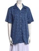 Le Sirenuse Positano Short Sleeve Button-Up Top