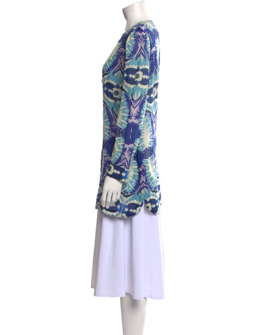 Le Sirenuse Positano Printed V-Neck Tunic