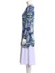 Le Sirenuse Positano Printed V-Neck Tunic