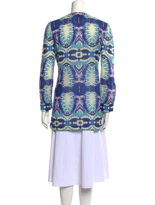 Le Sirenuse Positano Printed V-Neck Tunic