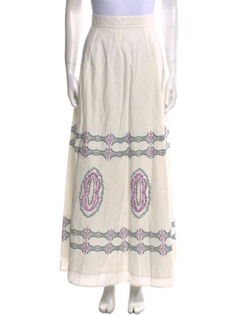 Le Sirenuse Positano Printed Long Skirt