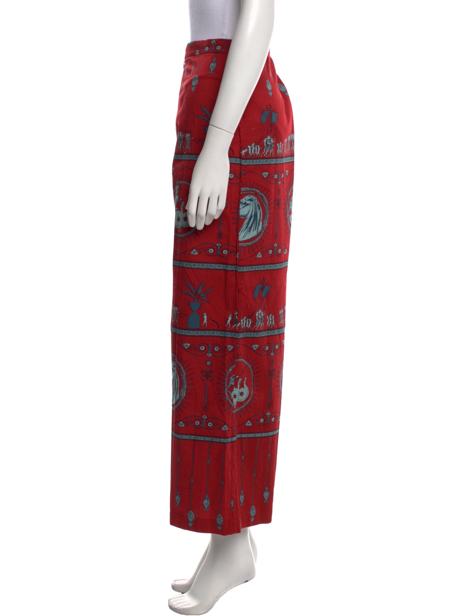 Le Sirenuse Positano Printed Wide Leg Pants