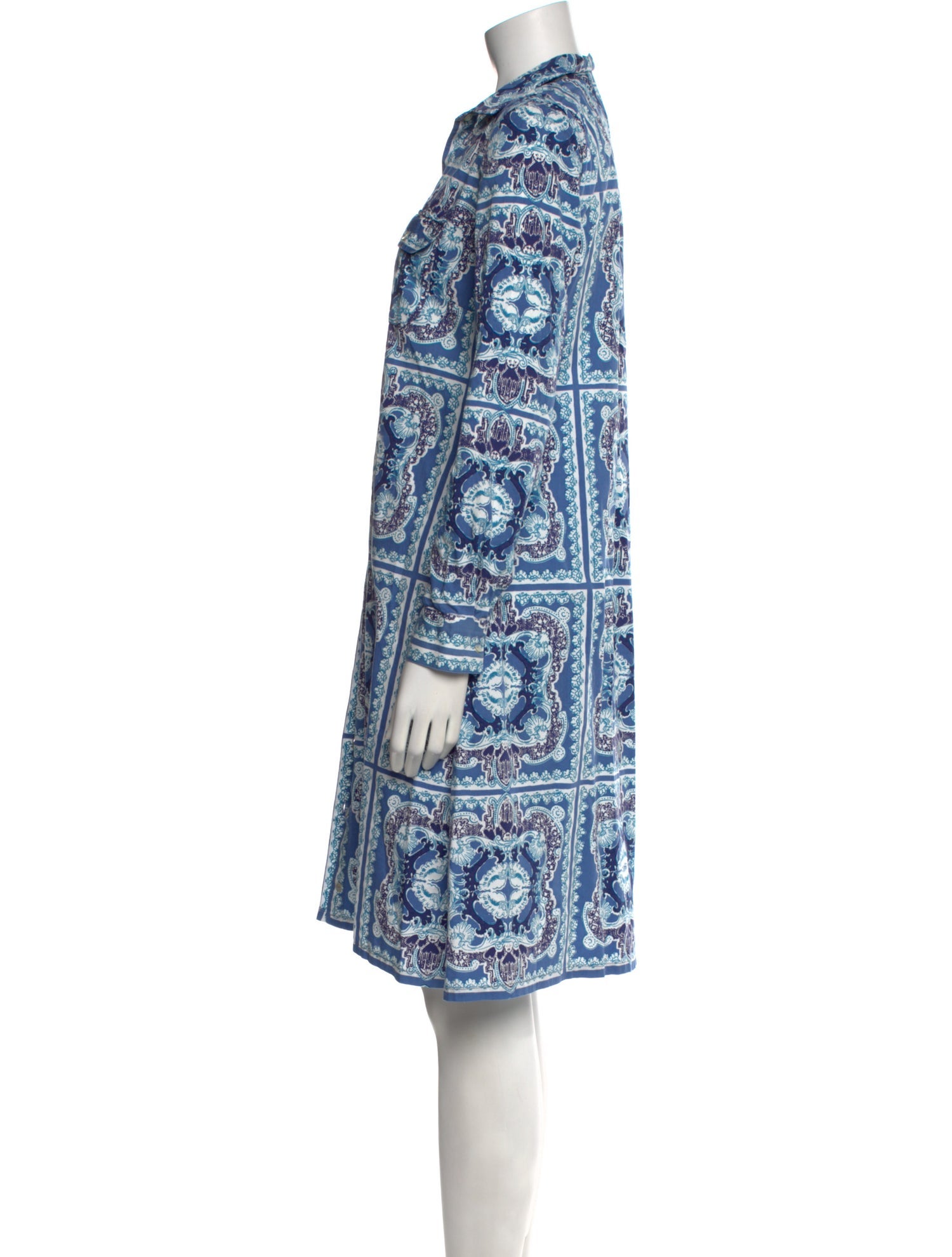 Le Sirenuse Positano Printed Knee-Length Dress
