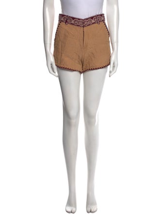 Le Sirenuse Positano Linen Mini Shorts