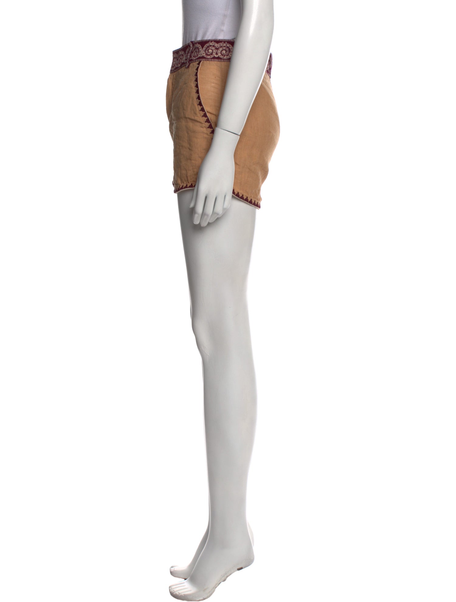 Le Sirenuse Positano Linen Mini Shorts