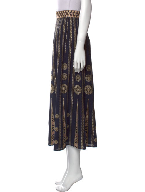 Le Sirenuse Positano Printed Midi Length Skirt