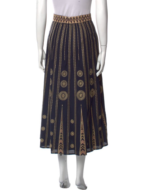 Le Sirenuse Positano Printed Midi Length Skirt